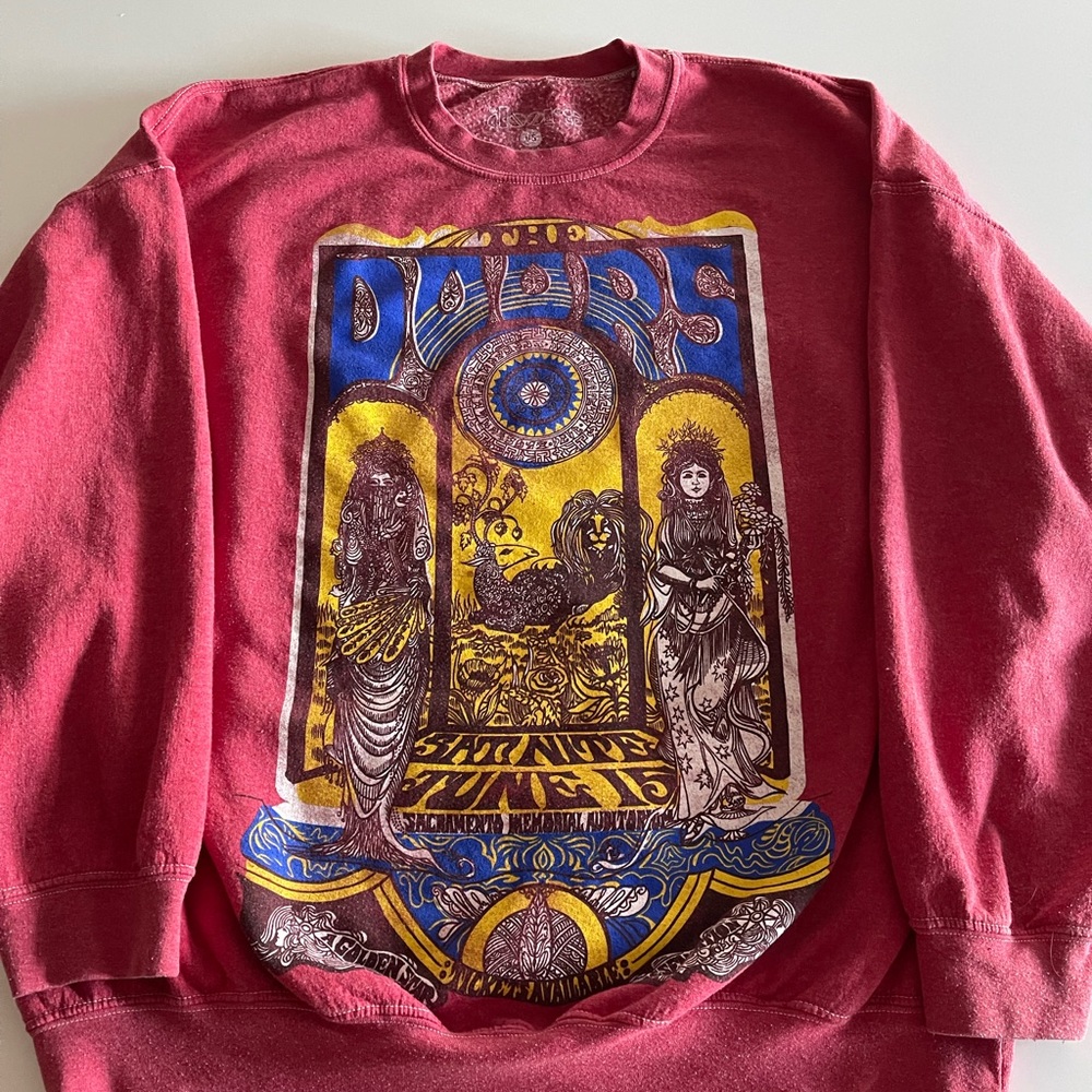 The Doors Raspberry Colored Sweatshirt